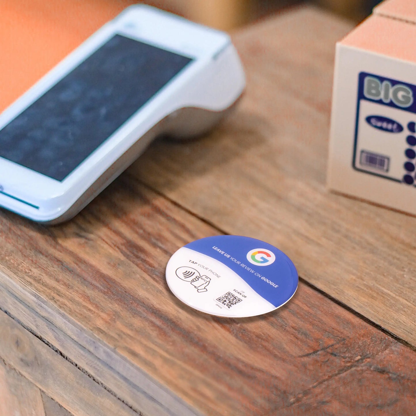 Google Reviews - Table Stickers (QR CODE À CHANGER)