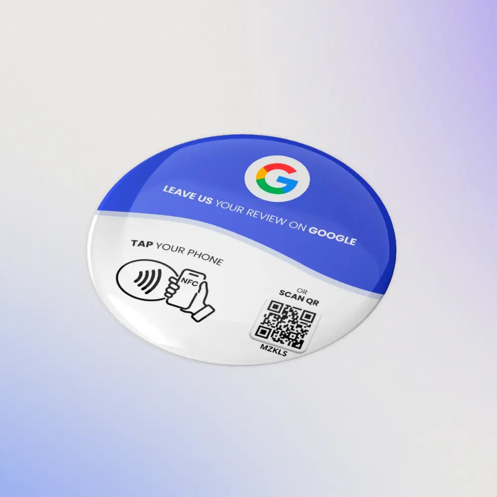 Google Reviews - Table Stickers (QR CODE À CHANGER)