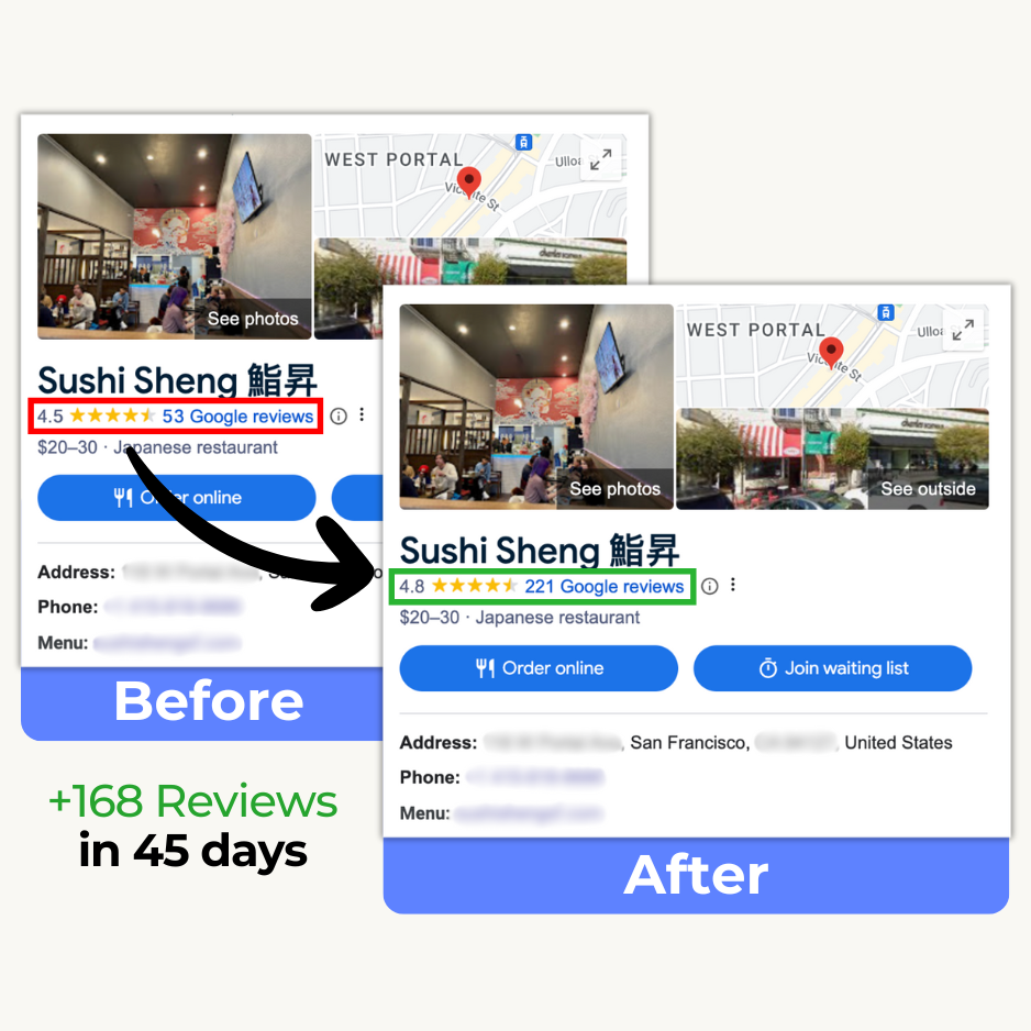 Google Reviews - Card